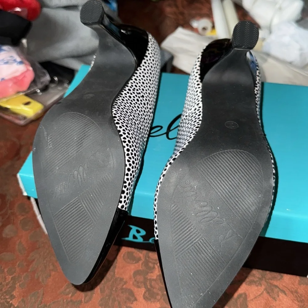 Bellini Black and White Women's Shoes Never Worn - Picture 7 of 12